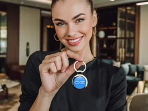 OZ Portachiavi Personalizzato Logo Premium su Misura